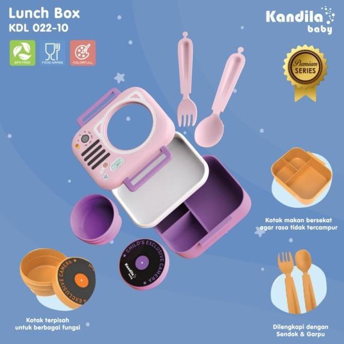 Kandila KDL022-10 Lunch Box with Fork Spoon 680ml