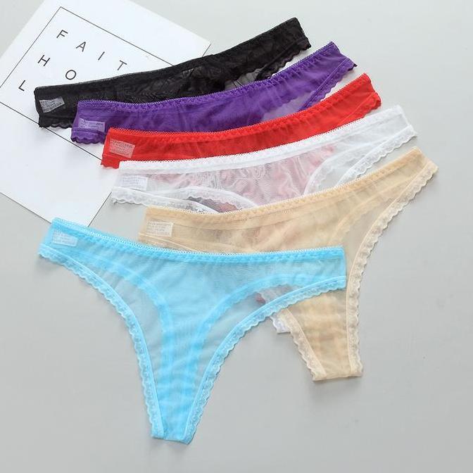 [NL] CD Y TRANSPARAN WANITA CELANA DALAM HOT SEKSI TEMBUS TRANSPARENT OPEN NET JARING PANTIES 574