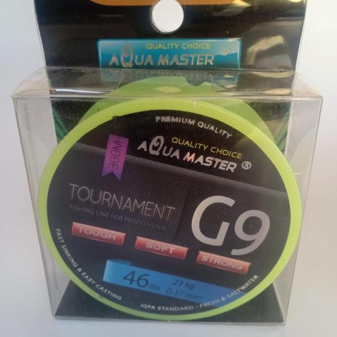 Senar Pancing Aqua Master Tournament G9 IGFA 300M Bening Kuat