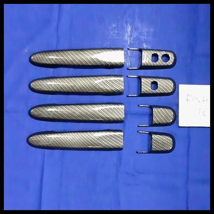 DISKON COVER HANDLE MOBIL TOYOTA RUSH 18 KEYLESS CARBON 