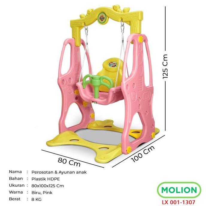 Mainan Ayunan Anak Swing Hiburan Anak Playground Anak HDPE Swing Berstandar Playground SNI Ayun Anak