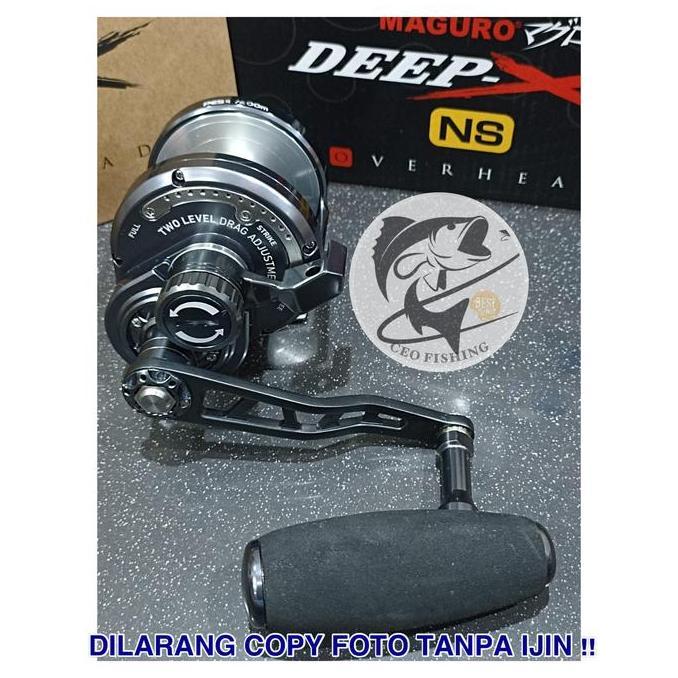 Reel OH Maguro Deep X NS 600 N NL Model 2021 Jigging Overhead