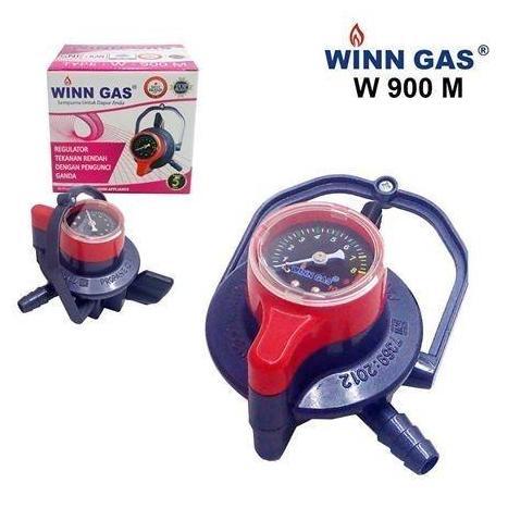 Regulator Twinlock WINN GAS W900 M Untuk Kompor Gas LPG PERTAMINA