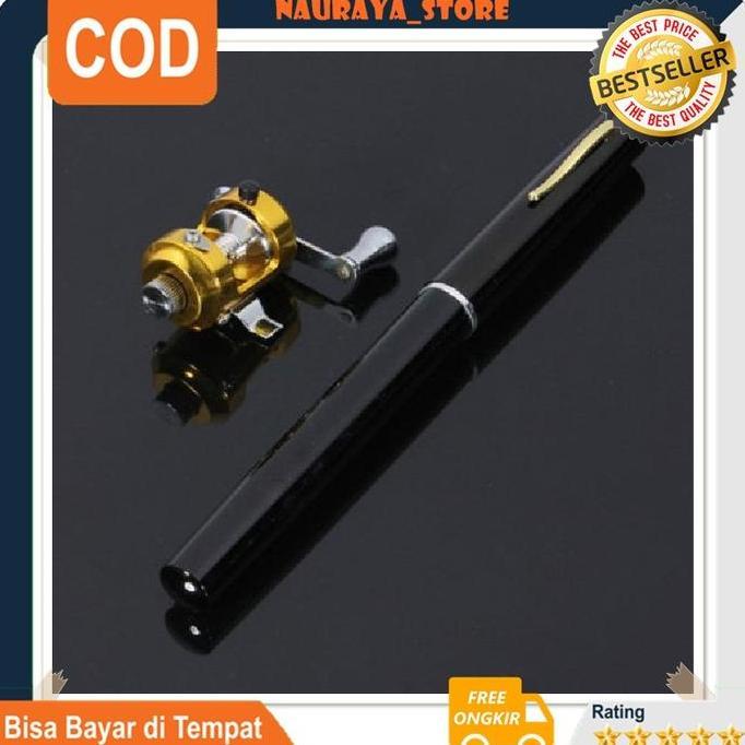 Pancing Pena 150 Cm Murah Jumbo Lengkap Pen Fishing Rod Carbon Fly