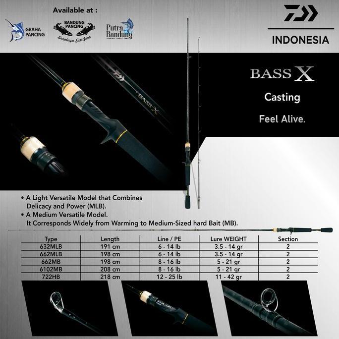 ROD / JORAN DAIWA BASS X BAITCASTING (BC)