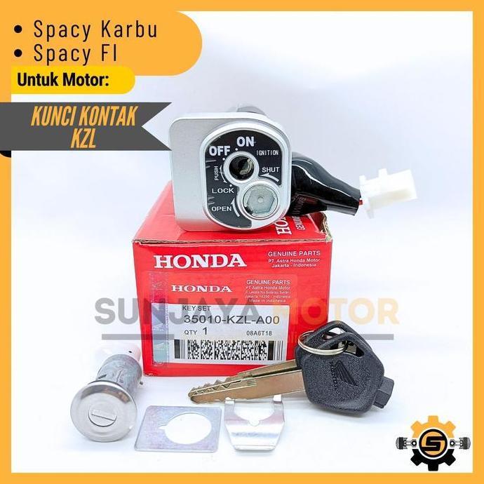 Kunci Kontak Set KZL Keyset Original Honda Spacy Karbu Spacy FI Kunci Motor 1 Set Key Set Asli Konci