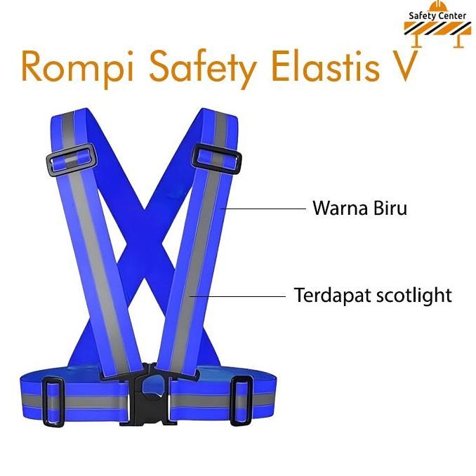 PROMO ROMPI SAFETY / ROMPI SAFETY KARET / ROMPI SAFETY PROYEK / SAFETY VEST ELASTIS