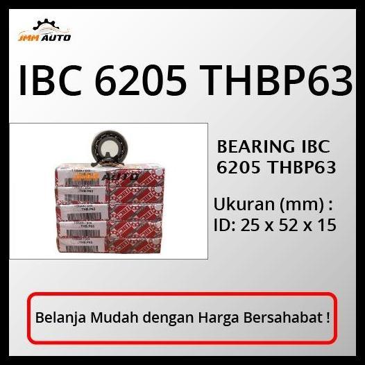 DISKON BEARING IBC 6205 THBP63 HIGH SPEED BEARING GERMANY ORIGINAL IBC