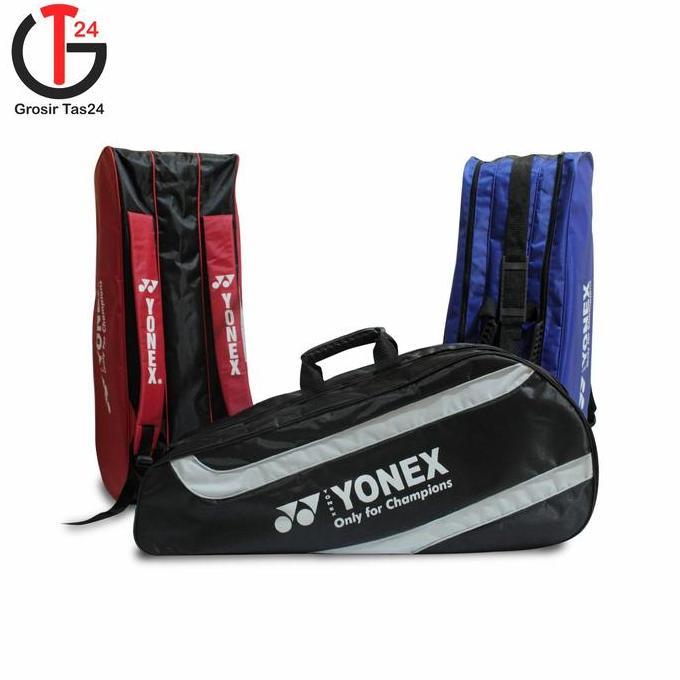 Tas Raket Badminton Merk Yonex 3 Resleting Dolby