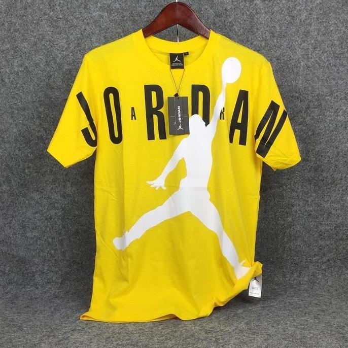 Tshirt Kaos air jordan basket motif sablon baju kaos pria
