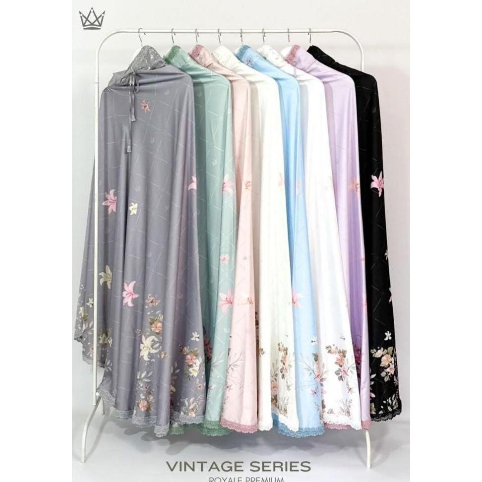 Mukena Royale Premium Silk Ameena, Raya, Rose, Zeta, Maiza , Zara 5D