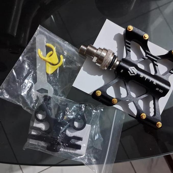 Pedal Quick Release QR Syte lengkap dengan pengunci HARGA SPESIAL