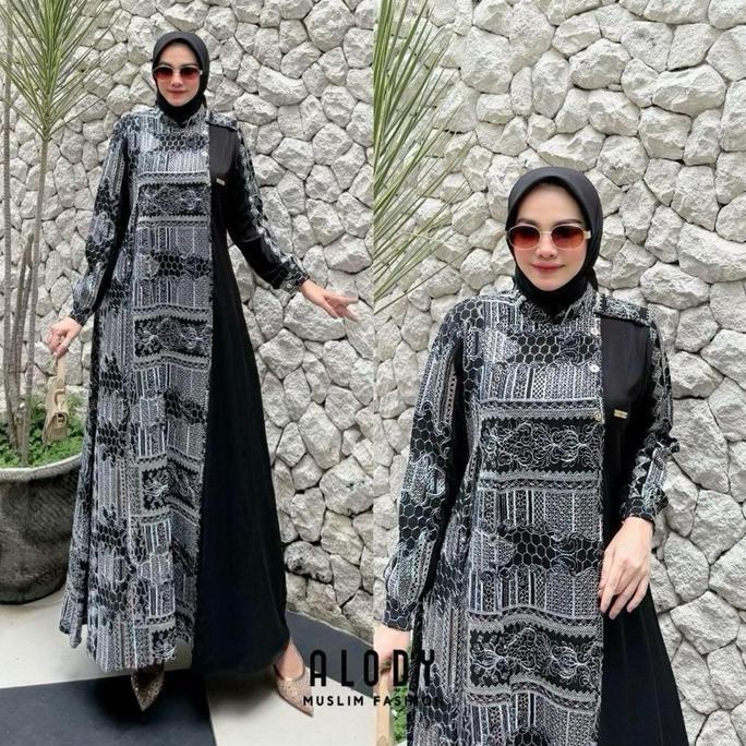 Alody nania dress - Gamis alody nania dress - Alody gamis terbaru -  Nania dress