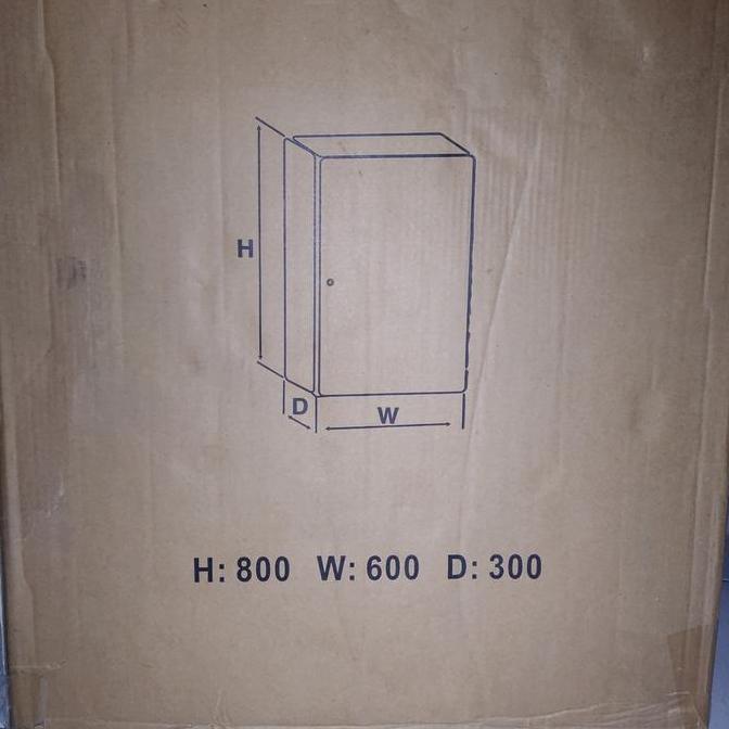 Box Panel 80 X 60 X 30 Tebal Plat 1Mm Panel Listrik 80X60X30