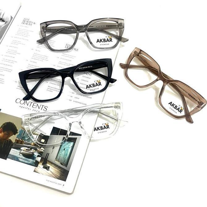 Papipapu- Frame Kacamata Unisex 5212 Unisex Antiradiasi Blueray Photocromic Bluecromic