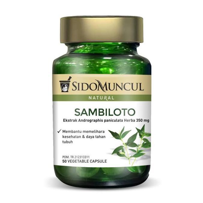 Lansungkirim- Sido Muncul Natural Ekstrak Daun Sambiloto 50 Kapsul