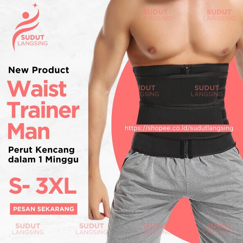 TERLARIS 2026 Korset Pelangsing Pembakar Lemak Pengecil Perut Buncit Pria Wanita Olahraga Gym Fitnes