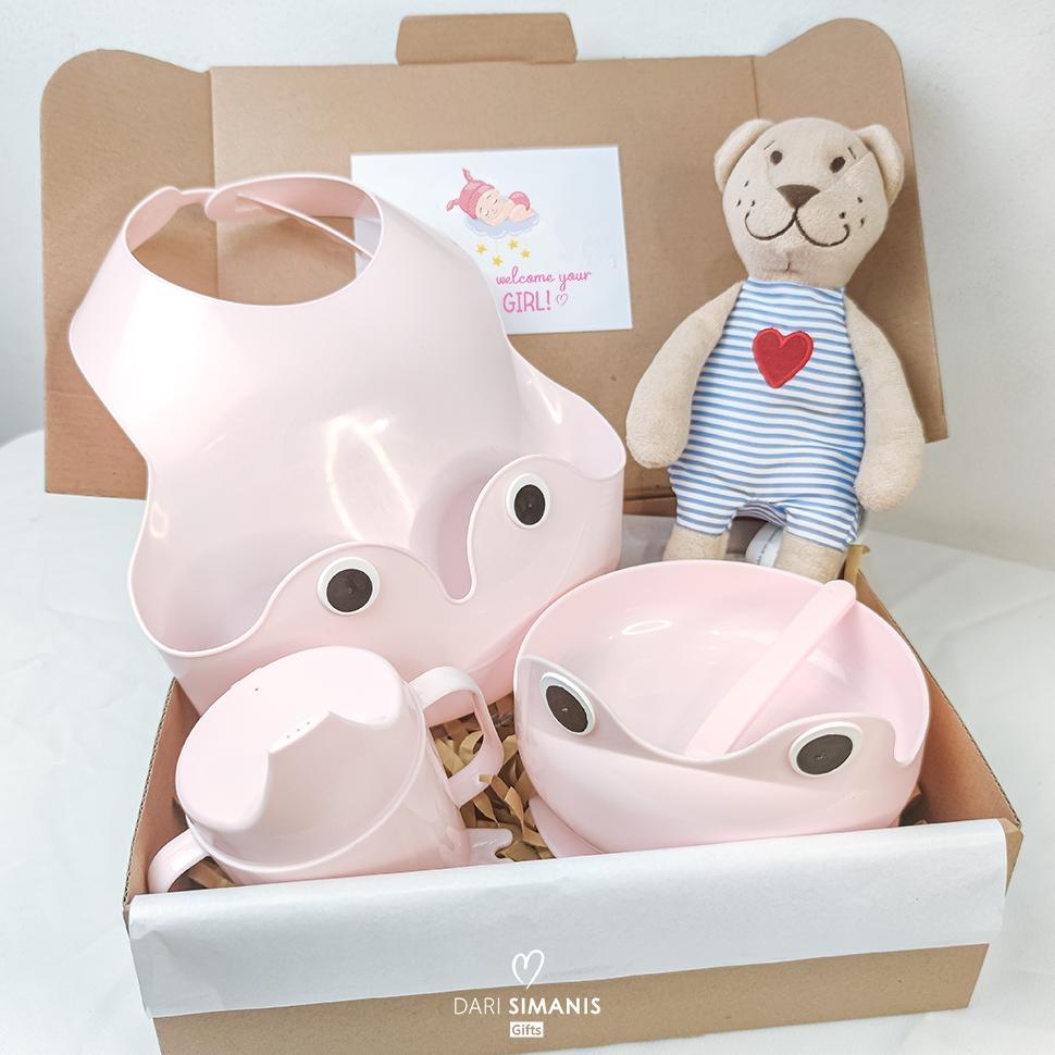[MURCE] BABY BOX - Set Makan Bayi, hampers Baby Shower - Kado Bayi Hadiah