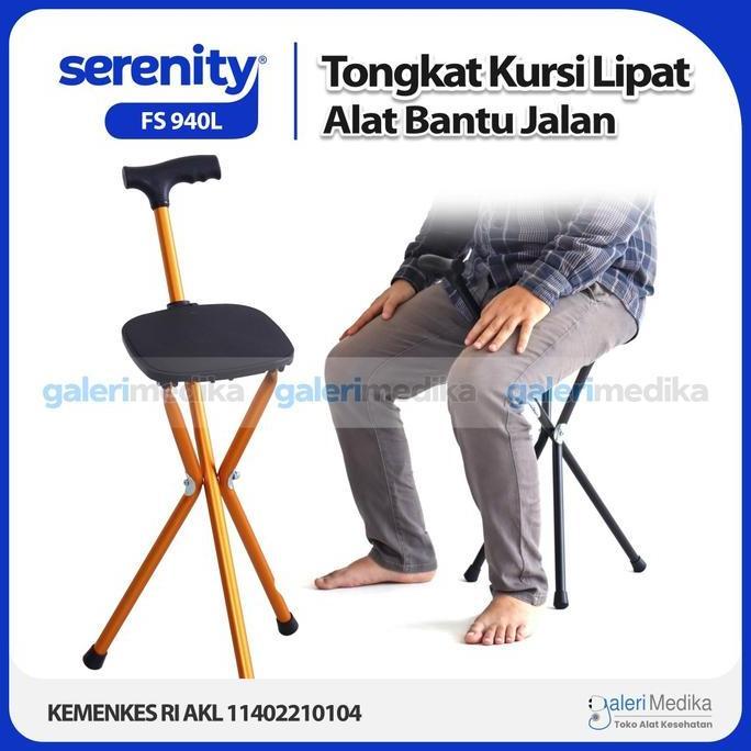 Medikit- Tongkat Kursi Lipat - Onemed