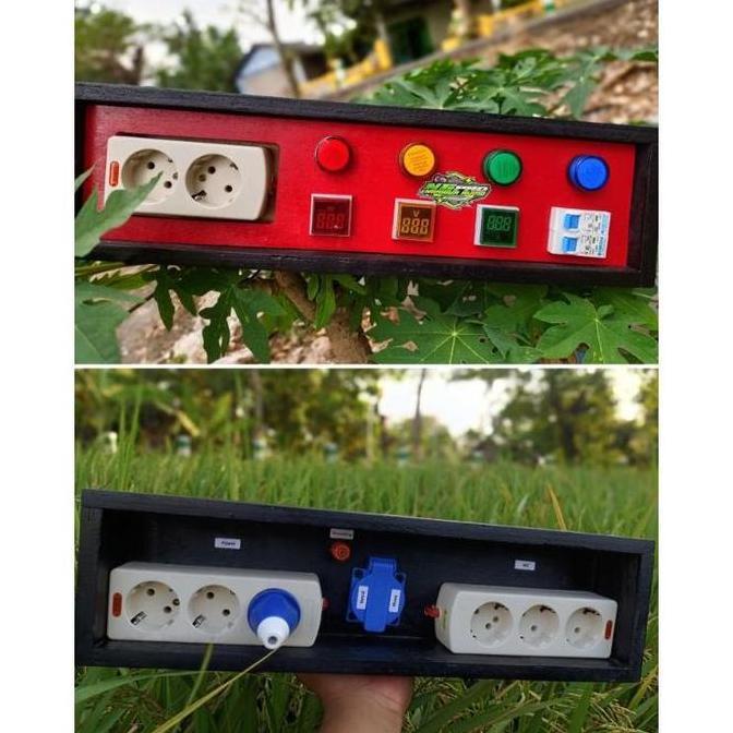Panel Listrik 1 Phase Digital Volt , Hz Dan Amper Pisah