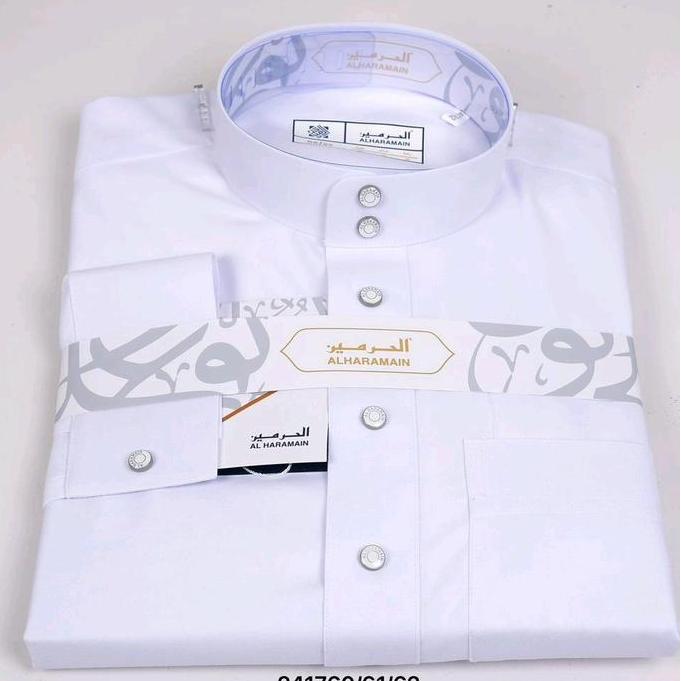 Bagusbanget- Gamis /Jubah Al Haramain Woll Premium Lengan Manset 100% Original