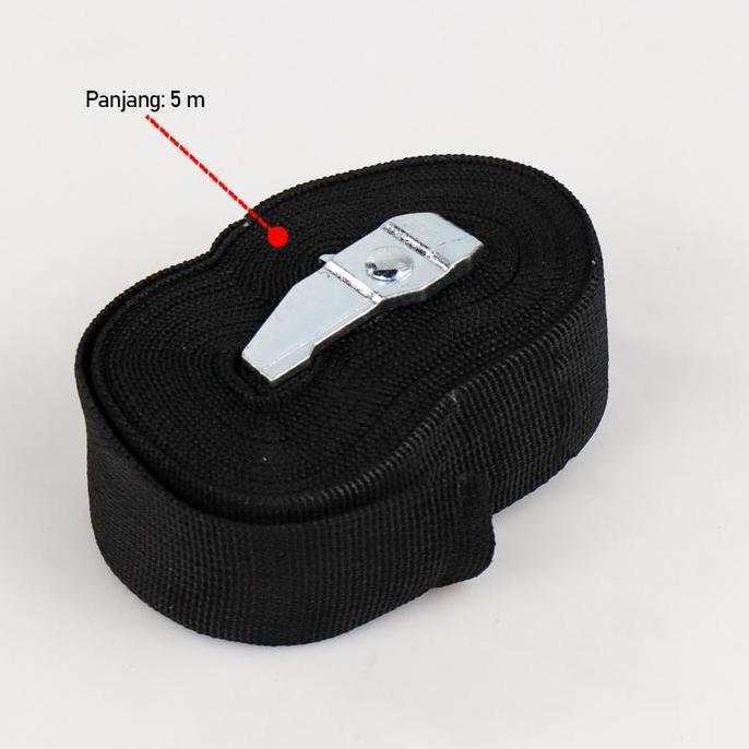 Mytravel- Tali Strap Pengikat Barang Sabuk Cargo Belt Rope 5M - Tali Pengikat Barang Motor Mobil
