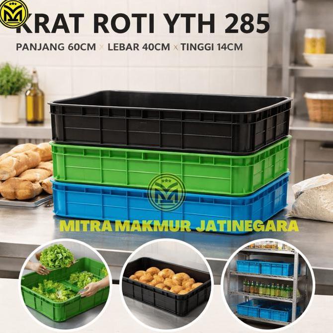 KERANJANG INDUSTRI KERANJANG ROTI SAYUR BUAH MASPION 032 034 GREEN LEAF 2212 YTH 285 HITAM HIJAU BII