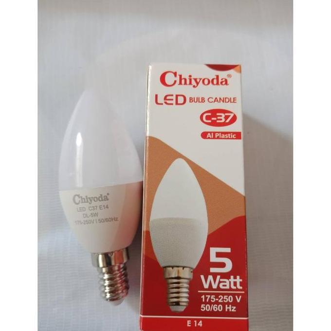 Lightfast- Lampu Candle Led Chiyoda E14 Lampu Jantung Led Chiyoda 5W 5Watt Putih