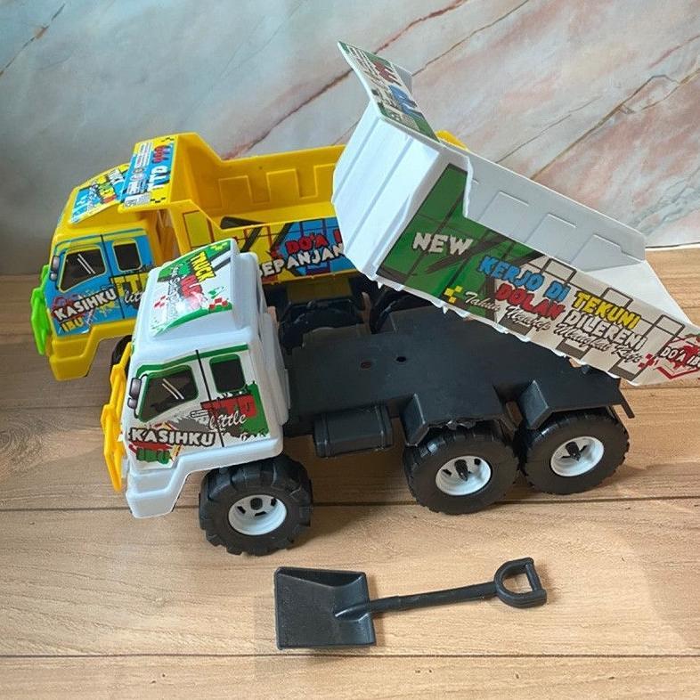 KUALITAS SUPER Mainan Anak Mobil Truk Dump Truk Pengangkut Pasir Jomplang Full Stiker TTD 999 Newp