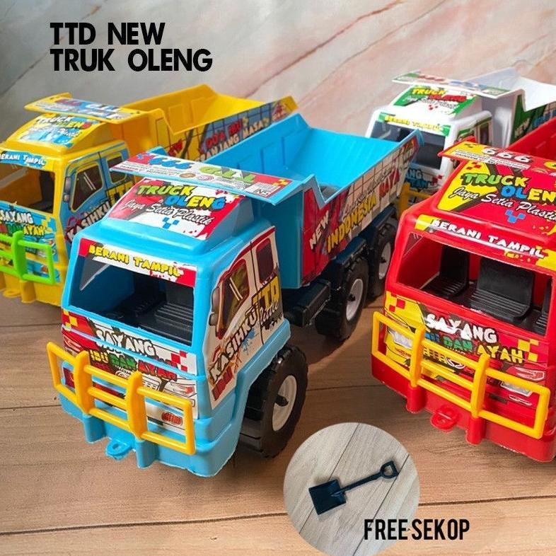 VALUE PACK Mainan Anak Mobil Truk Dump Truk Pengangkut Pasir Jomplang Full Stiker TTD 999 Newp KEKIN