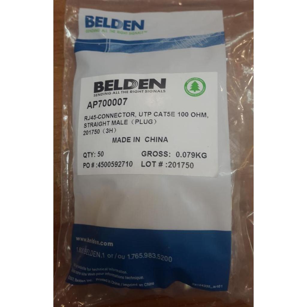 HARGA DISC - Konektor RJ45 BELDEN cat 5e / Rj 45 belden / belden cat5