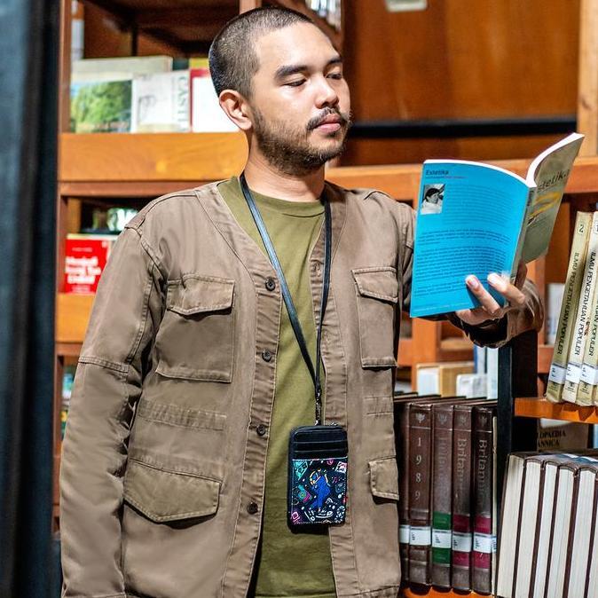 Murah Sovlo Daily Id Card Wallet - Lanyard Id Card / Tempat Id Card Dengan Seleting