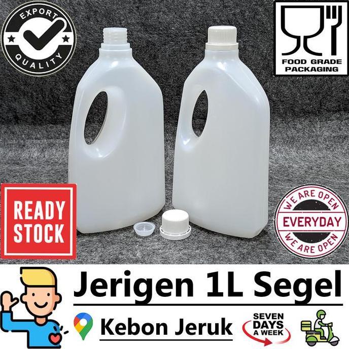 Jerigen 1L 1 Liter L Gagang Samping / Botol Softener ( Gosend Jakbar )