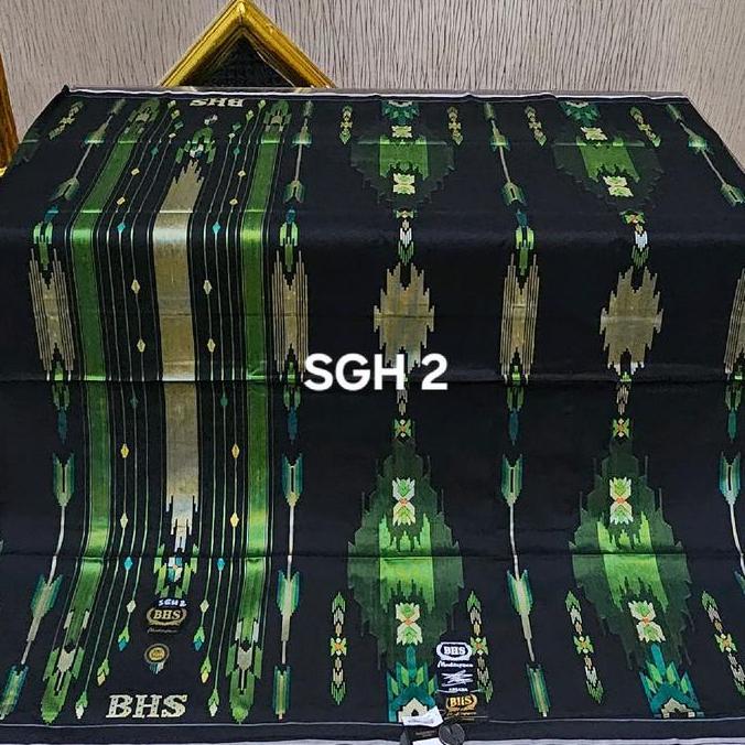 sarung bhs sge masteiece gold dan ssnature full songket sutra mesres
