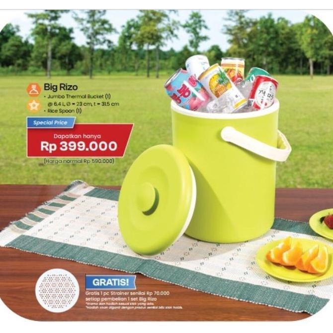 Big rizo moorlife thermos nasi / es batu Original