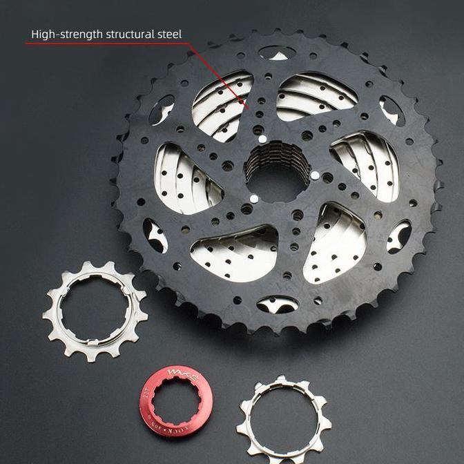 Wake Sprocket 11 Speed 11 - 36T Silver Gear Cassette Seli MTB