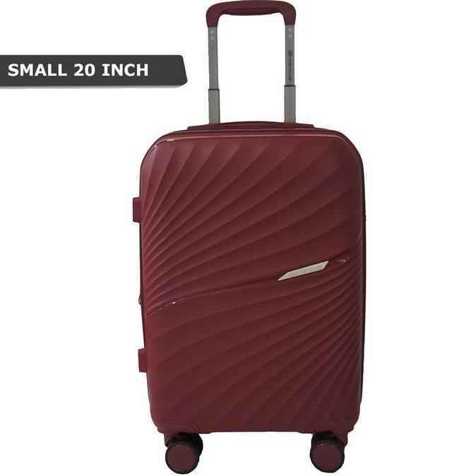 TERMURAH - Koper Hardcase PP Navy Club Fodera - TSA Lock Size 20 Inch