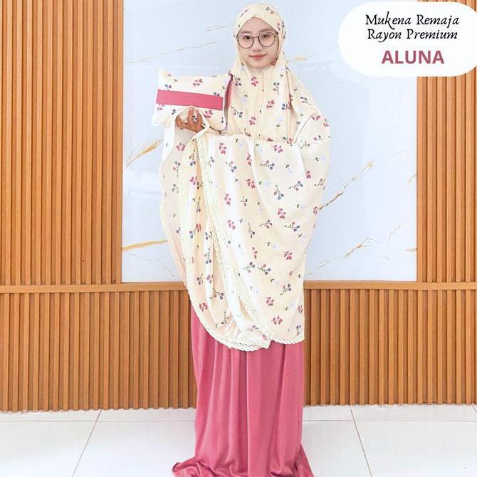 Mukena Couple Rayon Premium 2in1 Aluna | Harga per Satuan