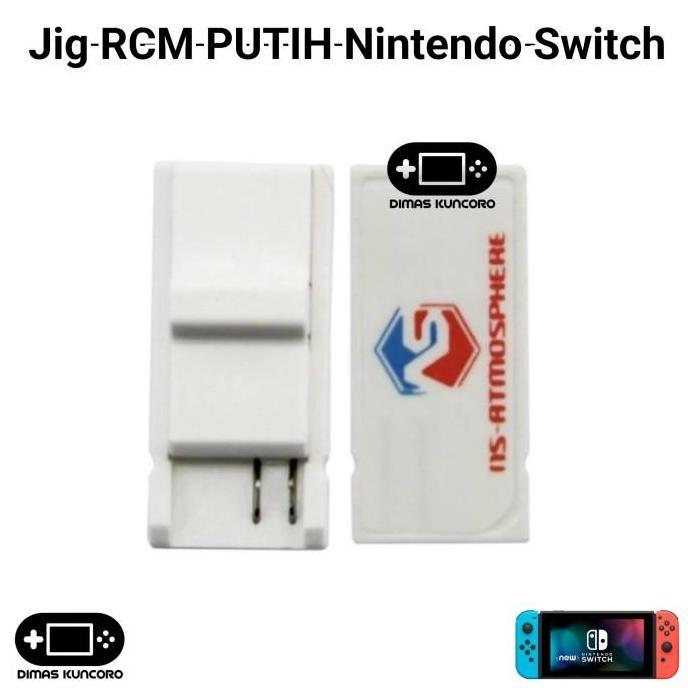Jig RCM PUTIH Nintendo Switch cfw atmosphere recovery loader nintendo switch