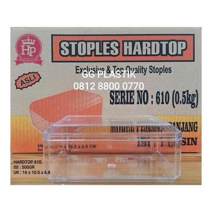 TOPLES HARDTOP 610 PERSEGI PANJANG (500Gr)