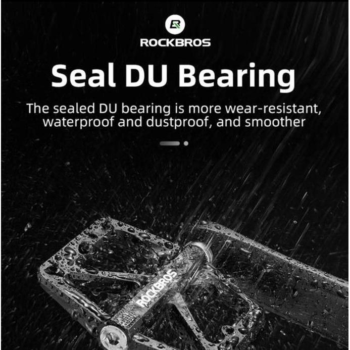 Rockbros Pedal Sepeda M906 Mtb gunung Roadbike Ultra light Non Slip