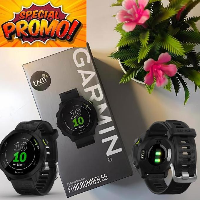 Ready Promo Spesial Jam tangan garmin forerunner 55 / smart watch Garmin forerunner 55
