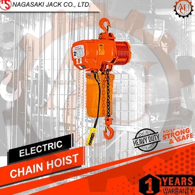 Electric Chain Hoist 2 Ton x 12 Meter Nagasaki