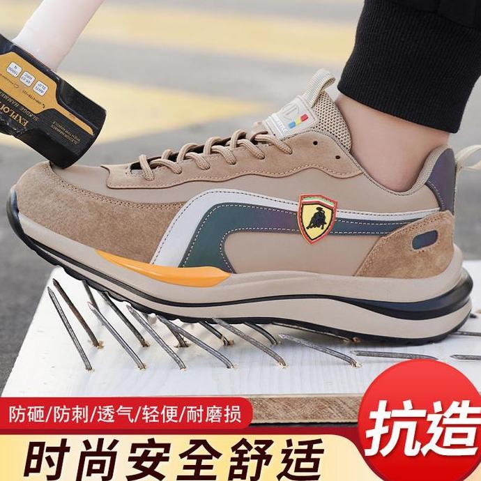 Sepatu Safety wanita pria Sneakers sport Ringan