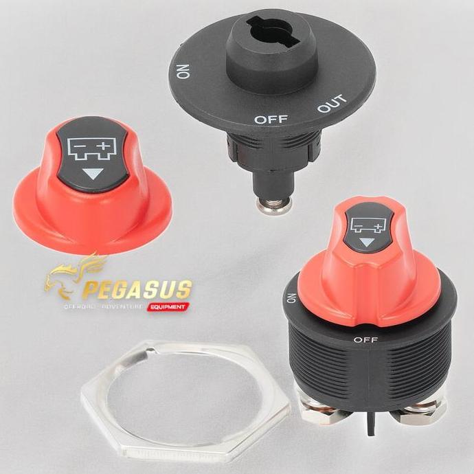 100A Sakelar Pemutus CUT OFF Baterai Mobil Isolator Pemutus Daya
