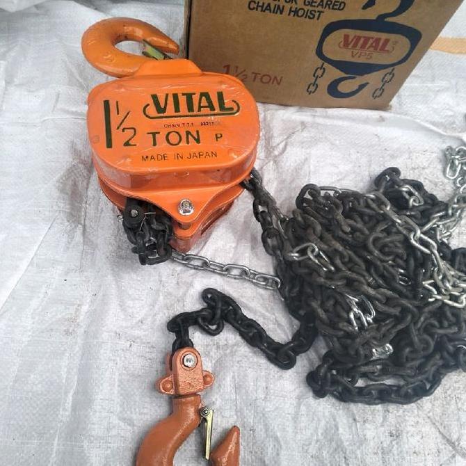 CHAIN BLOCK 1.5 TON X 5 METER VITAL