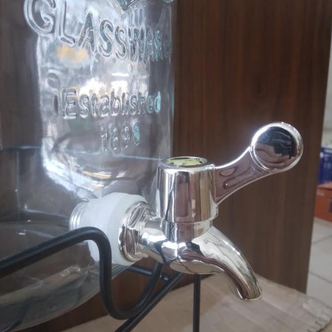 Dispenser Kaca/Gelas Storage Drink/Mason Gelas Jar/Beverage Glass