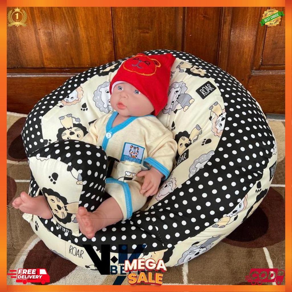 Premium Sofa Bayi Belajar Duduk | Kursi Duduk Bayi | Tempat Duduk Bayi | Di Lengkapi Sabuk Dan Banta