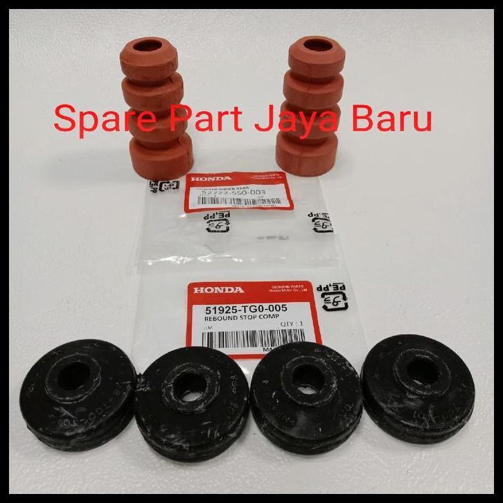 TERMURAH KARET STOPER SHOCK BELAKANG+KARET SUPPORT BELAKANG MOBIL HRV BRV 6PC