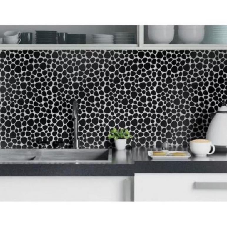 Mosaic dindin lantai  motif batu mozaik batu | keramik mosaic model batu